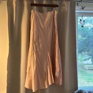 Sweet Pink Cotton Skirt, fully lined